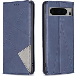 Mobigear Rhombus Slim Google Pixel 8 Pro Hülle Klapphülle - Blau