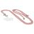 Mobiparts Phonecord Universal-Handykette einstellbar - Soft Salmon