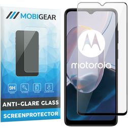 Mobigear Premium Motorola Moto E22i Panzerglas Displayschutz - Hüllenfreundlich - Schwarz