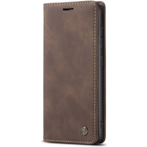 Caseme 013 Samsung Galaxy A51 Hülle Klapphülle Geldbörse - Braun