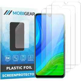 Mobigear Huawei P Smart (2020) Displayschutz Schutzfolie - Hüllenfreundlich (3er Pack)