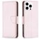 Mobigear Excellent iPhone 16 Pro Hülle Klapphülle Geldbörse - Roségold