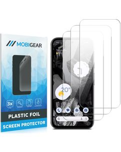Mobigear Google Pixel 8a Displayschutz Schutzfolie - Hüllenfreundlich (3er Pack)