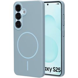 Mobiparts Slim Line Samsung Galaxy S25 MagSafe Hülle Hardcase Backcover - Sage Green