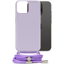 Mobilize Lanyard Gelly iPhone 15 Pro TPU (flexibel) Handykette - Pastel Purple