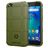 Mobigear Rugged Shield Xiaomi Redmi Go Hülle Flexibles TPU Backcover Stoßfest - Grün