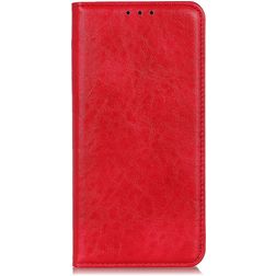 Mobigear Classic Elegance Samsung Galaxy A21 Hülle Klapphülle Geldbörse - Rot