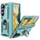 Mobigear Armor Ring Samsung Galaxy Z Fold 6 Hülle Hardcase Backcover Stoßfest mit Ringhalter - Grün