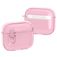 Mobigear Crystal Clip Apple AirPods 4 Hardcase Hülle - Pink