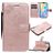 Mobigear Pressed Butterfly Bookcase Case Rose Gold Apple iPhone 12 Mini