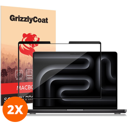 GrizzlyCoat Premium MacBook Pro 16 Zoll (2021-2026) Displayschutz Schutzfolie - Hüllenfreundlich (2er Pack)