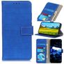 Mobigear Croco POCO X4 GT Hülle Klapphülle Geldbörse - Blau