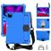 Mobigear HexStrap iPad Air 11 Zoll (2024) Hülle EVA Schaum Backcover + Schulterträger - Blau