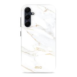 MIO Samsung Galaxy A35 MagSafe Hülle Hardcase Backcover - White Marble