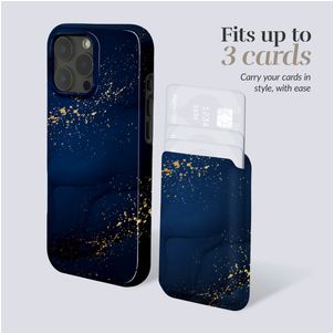 MIO Kartenetui - 3 Karten - MagSafe Kompatibel - Midnight Sparkle