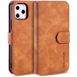 Mobigear Wallet iPhone 11 Pro Max Hülle Klapphülle Geldbörse - Cognac