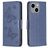 Mobigear Butterfly iPhone 15 Plus Hülle Klapphülle Geldbörse - Blau