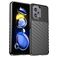 Mobigear Groove POCO X4 GT Hülle Flexibles TPU Backcover - Schwarz