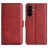 Mobigear Slim Magnet Samsung Galaxy A57 Klapphülle Portemonnaie - Rot