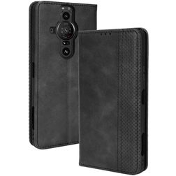 Mobigear Sensation Sony Xperia Pro-I Hülle Klapphülle Geldbörse - Schwarz