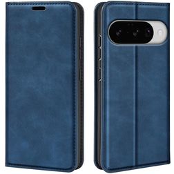 Mobigear Retro Slim Google Pixel 10 Hülle Klapphülle Geldbörse - Dunkelblau