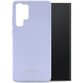 Mobilize Rubber Gelly Samsung Galaxy S23 Ultra Hülle Flexibles TPU Backcover - Pastel Purple