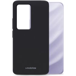 Mobilize Rubber Gelly Xiaomi Redmi 15 Hülle Flexibles TPU Backcover - Schwarz