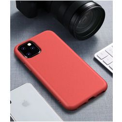 Mobigear Bio iPhone 11 Umweltfreundliches Material Backcover - Rot