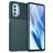 Mobigear Groove Motorola Moto G51 5G Hülle Flexibles TPU Backcover - Grün