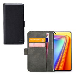 Mobilize Classic Gelly Wallet Realme 7 Hülle Klapphülle Geldbörse - Schwarz