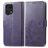 Mobigear Clover OPPO Find X5 Pro Hülle Klapphülle Geldbörse - Lila