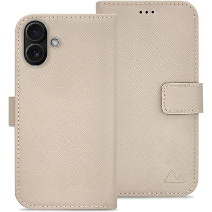 My Style Flex Wallet iPhone 16 Hülle Klapphülle Geldbörse - Warm Taupe