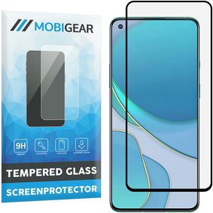 Mobigear Premium OnePlus 8T Panzerglas Gehärtetes Glas Displayschutz - Hüllenfreundlich - Schwarz