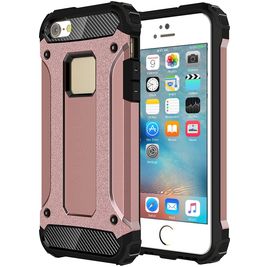 Mobigear Outdoor iPhone 5S Hülle Hardcase Backcover Stoßfest - Roségold