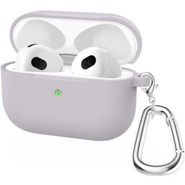 Mobigear Classic Apple AirPods 3 Hülle Flexibles Silikon - Lavendel