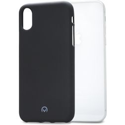 Mobilize Gelly iPhone XS Hülle Flexibles TPU Backcover - Schwarz
