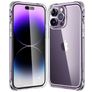 Mobigear Cushion Durchsichtig iPhone 14 Pro Max Hülle Flexibles TPU Backcover Stoßfest - Transparent