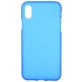 Mobigear Colors iPhone XS Max Hülle Flexibles TPU Backcover - Blau