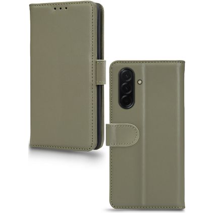 Mobilize Premium Gelly Wallet Samsung Galaxy A37 Hülle Klapphülle Geldbörse - Grün