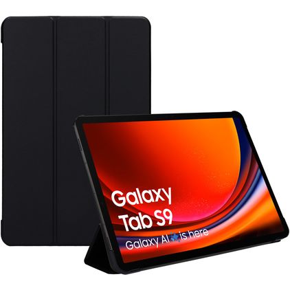 Mobiparts Tri Fold Samsung Galaxy Tab S9 FE Hülle Klapphülle - Schwarz