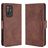 Mobigear Slide Wallet OPPO A94 5G Klapphülle Portemonnaie - Braun