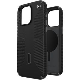 Speck Presidio2 Grip iPhone 15 Pro Max MagSafe Hülle Hardcase Backcover Stoßfest - Schwarz