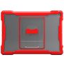 MAXCases Shield Extreme-X iPad 8 (2020) Stoßfeste Hardcase Hülle + Ständer - Transparent / Rot
