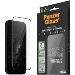 PanzerGlass Ceramic iPhone 16 Gehärtetes Glas Displayschutz - Hüllenfreundlich