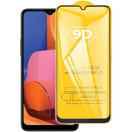 Mobigear Premium Samsung Galaxy A20s Panzerglas Gehärtetes Glas Displayschutz - Hüllenfreundlich - Schwarz