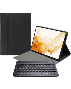 Mobilize Detachable Bluetooth Keyboard Samsung Galaxy Tab S7 Hülle QWERTZ Bluetooth Tastatur Klapphülle - Schwarz