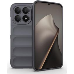 Mobigear Bumpy Xiaomi 15T Hülle Flexibles TPU Backcover - Grau