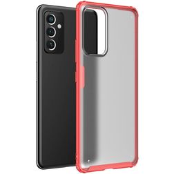 Mobigear Shockproof Samsung Galaxy A82 5G Hülle Hardcase Backcover Stoßfest - Rot