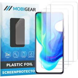 Mobigear POCO F2 Pro Displayschutz Schutzfolie - Hüllenfreundlich (3er Pack)