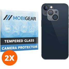 Mobigear iPhone 14 Plus Panzerglas Gehärtetes Glas Kamera Schutz - Hüllenfreundlich (2er Pack)
